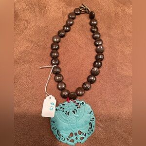 Natural stone necklace